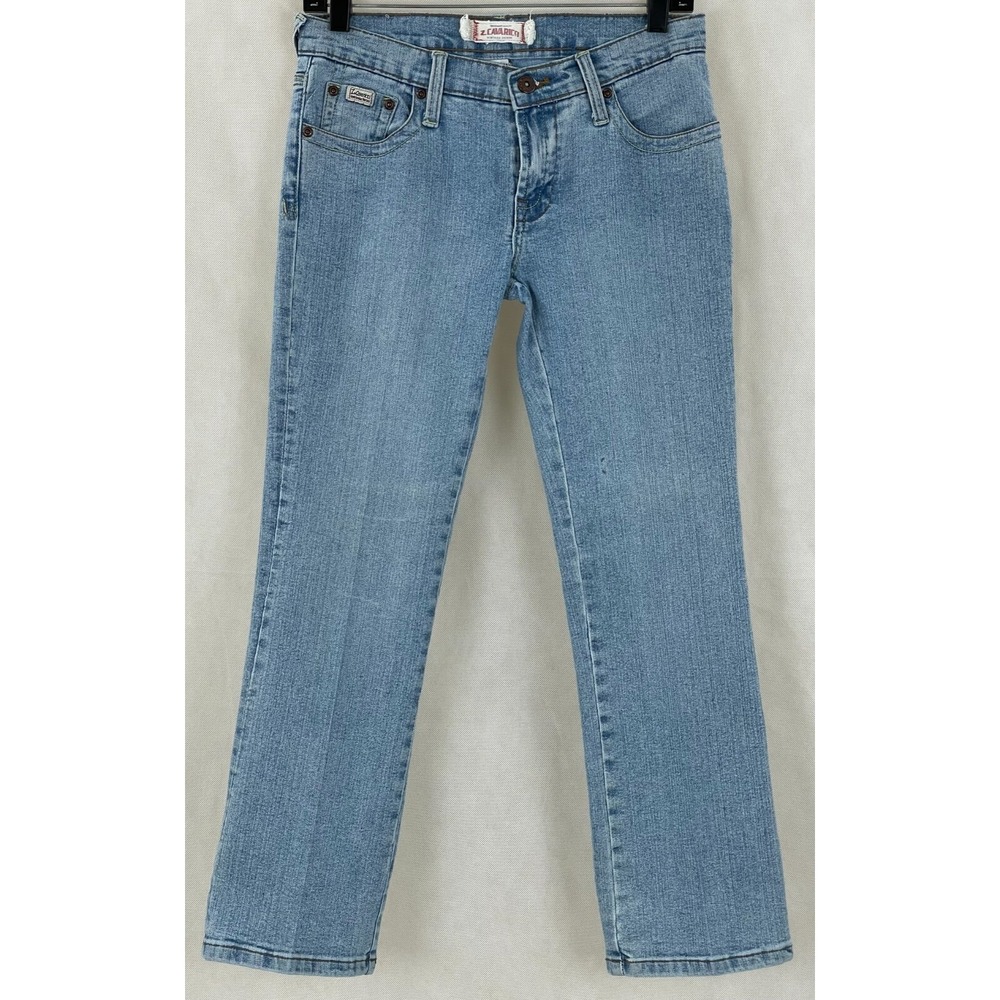 Z Cavaricci Vintage Womens Size 5 Denim Straight Leg Stretch Blue Jeans